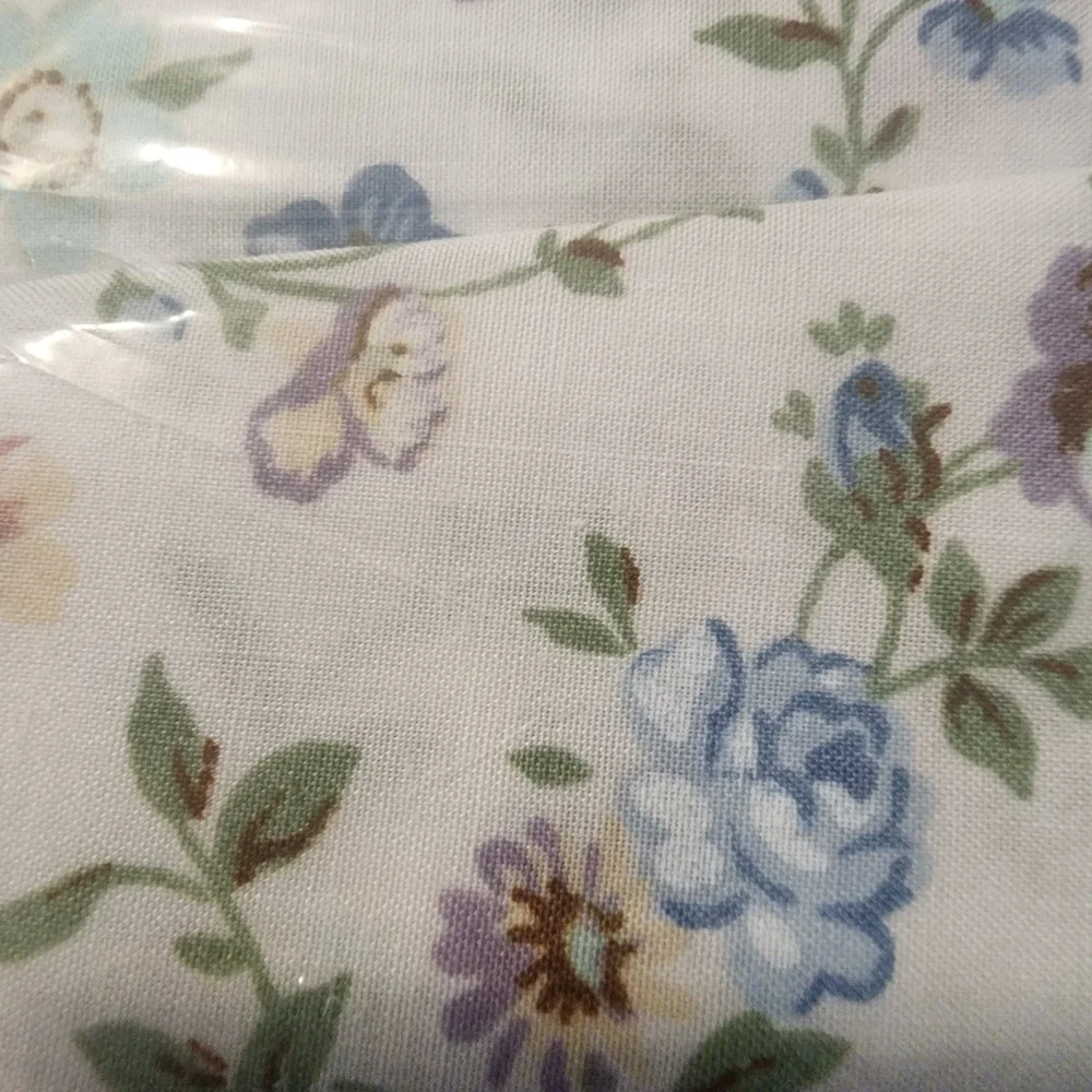 JC Penny Percale Twin Flat & Fitted Sheet Vtg. 180 Count